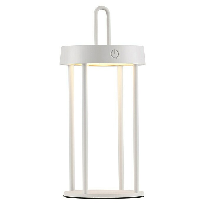 Paul Neuhaus Lámpara de sobremesa a batería Anselm (1 W, Blanco, Blanco cálido) | BAUHAUS