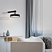 Just Light Aplique de pared con batería Arma (12,8 x 19 x 8,7 cm, Negro, Blanco cálido, 15 W, IP44) | BAUHAUS