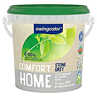 swingcolor Muurverf Comfort Home (Stone Grey, Extra mat, 1 l, Bevat geen conserveringsmiddelen)
