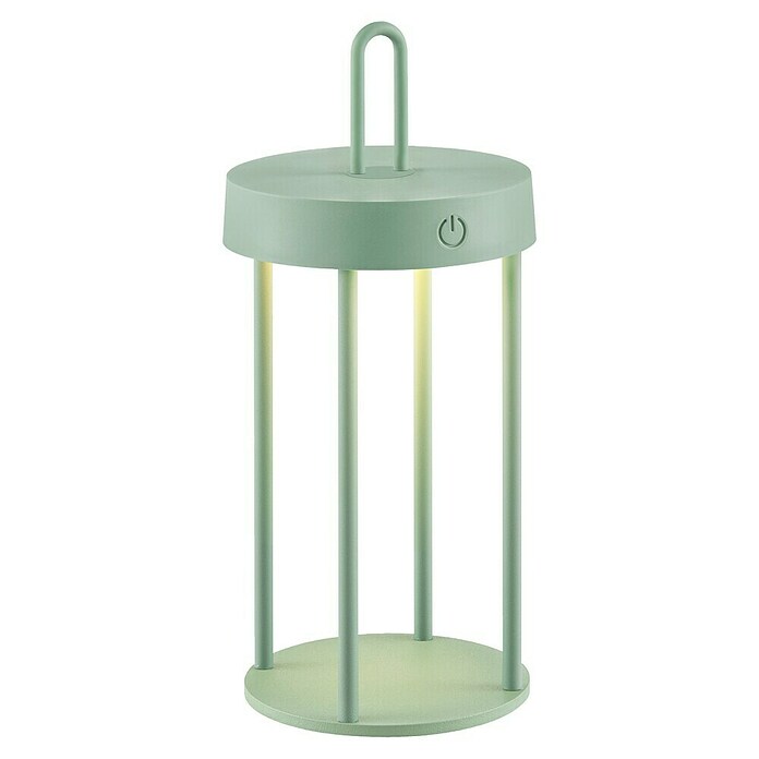 Paul Neuhaus Lámpara de sobremesa a batería Anselm (1 W, Verde, Blanco cálido) | BAUHAUS