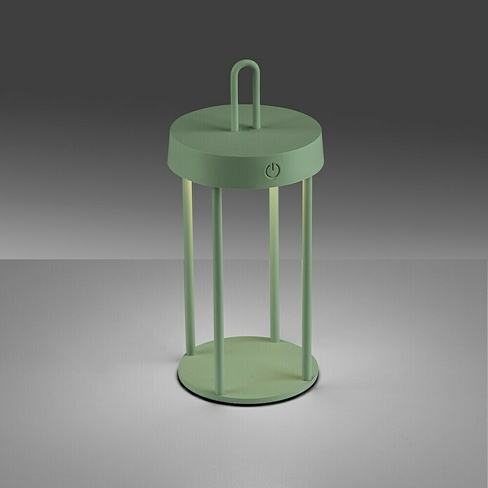 Paul Neuhaus Lámpara de sobremesa a batería Anselm (1 W, Verde, Blanco cálido) | BAUHAUS
