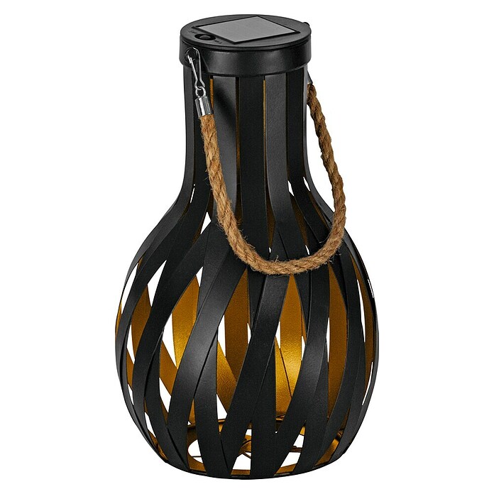 Eglo Lámpara de sobremesa solar Z_Solar (0,06 W, Negro/Oro, IP44) | BAUHAUS