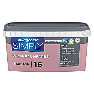 swingcolor Wandfarbe SIMPLY (Nr. 16, 1 l)