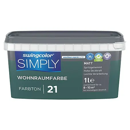 swingcolor  Wandfarbe SIMPLY