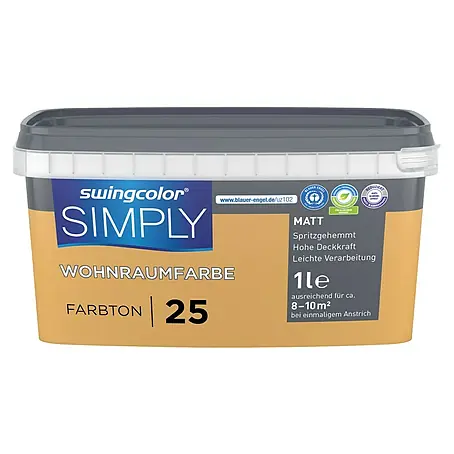 swingcolor  Wandfarbe SIMPLY