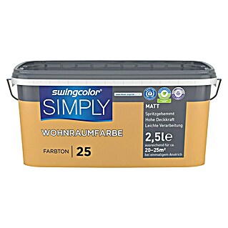 swingcolor Wandfarbe SIMPLY (Nr. 25, 2,5 l)