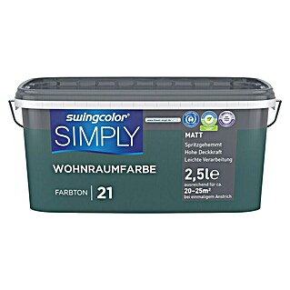 swingcolor Wandfarbe SIMPLY (Nr. 21, 2,5 l)