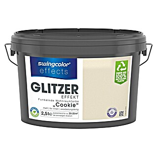 swingcolor effects Effektfarbe (Glitzer-Optik, Cookie, Matt, 2,5 l)