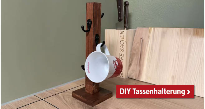 DIY Tassenhalterung