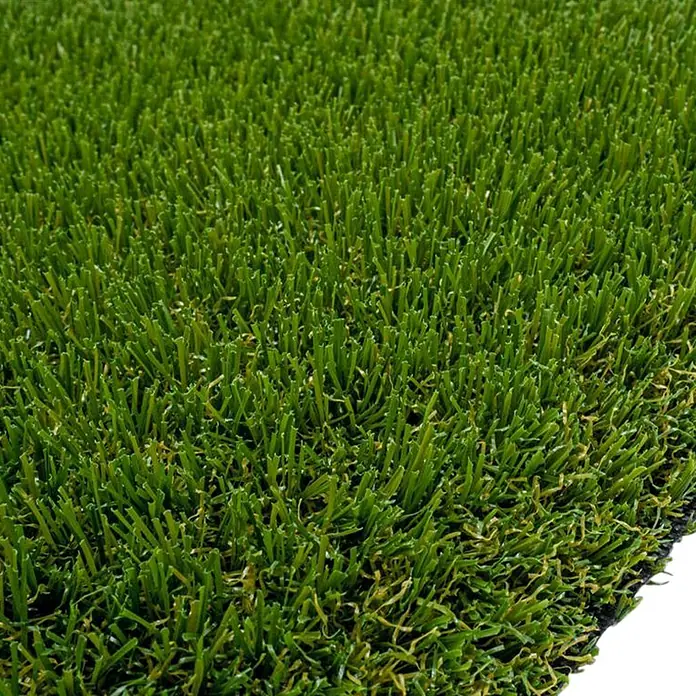 Césped artificial Boracay - 5 x 2 m, Altura del pelo: 30 mm, 19.950 puntadas/m² - Primer plano de césped artificial, que ofrece una alternativa realista y de bajo mantenimiento al césped natural. Ideal para jardines.