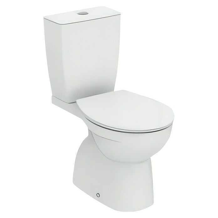 Ideal Standard Eurovit Staand toilet Duoblok AO (Spoelvorm: Diep, Wit, AO) | BAUHAUS