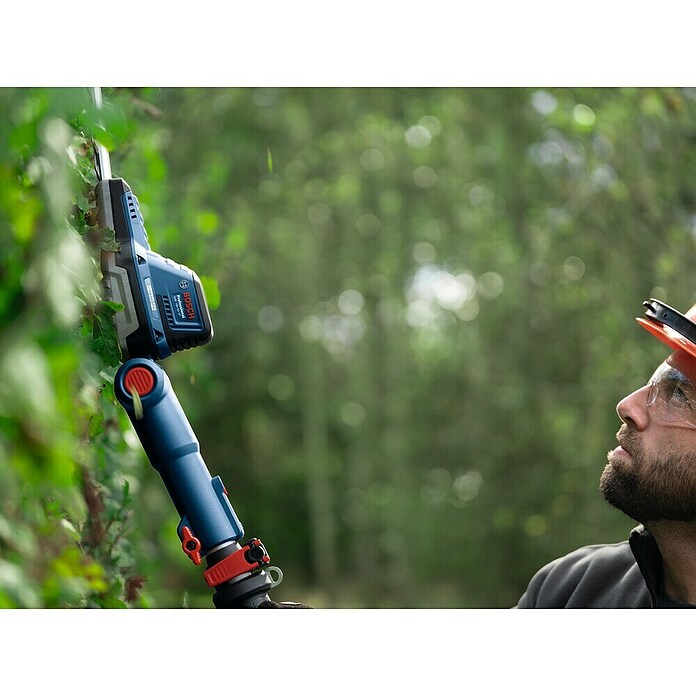 Bosch Professional AMPShare 18V Teleskop-Heckenschere GHE 18V-50 TP (18 V, Ohne Akku, Schnittlänge: 50 cm) | BAUHAUS