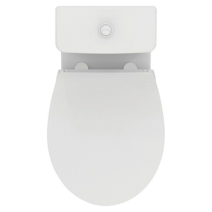 Ideal Standard Eurovit Staand toilet Duoblok PK (Zonder spoelrand, Met antibacteriële glazuur, Spoelvorm: Diep, Wit, PK) | BAUHAUS
