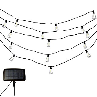 Arte confort Guirnalda solar LED Glimia (Para exterior, 785 cm, Blanco cálido)