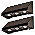 Arte confort Aplique solar para exterior Rigel pack x2 