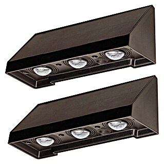 Arte confort Aplique solar para exterior Rigel pack x2 (L x An x Al: 14,5 x 5,1 x 5,8 cm)