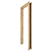 Türzarge CPL Eiche Rissig Soft (80 x 201 cm, Wandstärke: 130 mm, DIN Anschlag: Links, Eiche Rissig) | BAUHAUS