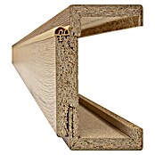 Türzarge CPL Eiche Rissig Soft (Eiche Rissig, B x H: 70 x 201 cm, Wandstärke: 130 mm, DIN Anschlag: Links) | BAUHAUS