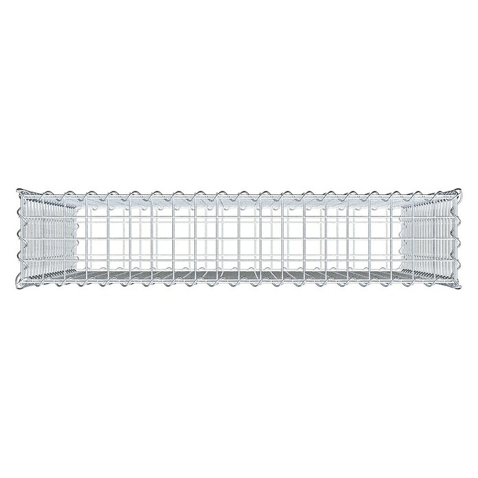 Gabiona Gabione (100 x 20 x 100 cm, Metall, Maschenbreite: 50 mm, Maschenhöhe: 50 mm) | BAUHAUS