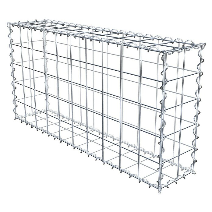 Gabiona Gabione (100 x 20 x 50 cm, Metall, Maschenbreite: 100 mm, Maschenhöhe: 100 mm) | BAUHAUS