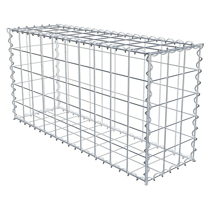 Gabiona Gabione (100 x 30 x 50 cm, Metall, Maschenbreite: 100 mm, Maschenhöhe: 100 mm) | BAUHAUS