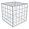 Gabiona Gabione (50 x 50 x 50 cm, Metall, Maschenbreite: 100 mm, Maschenhöhe: 100 mm) | BAUHAUS