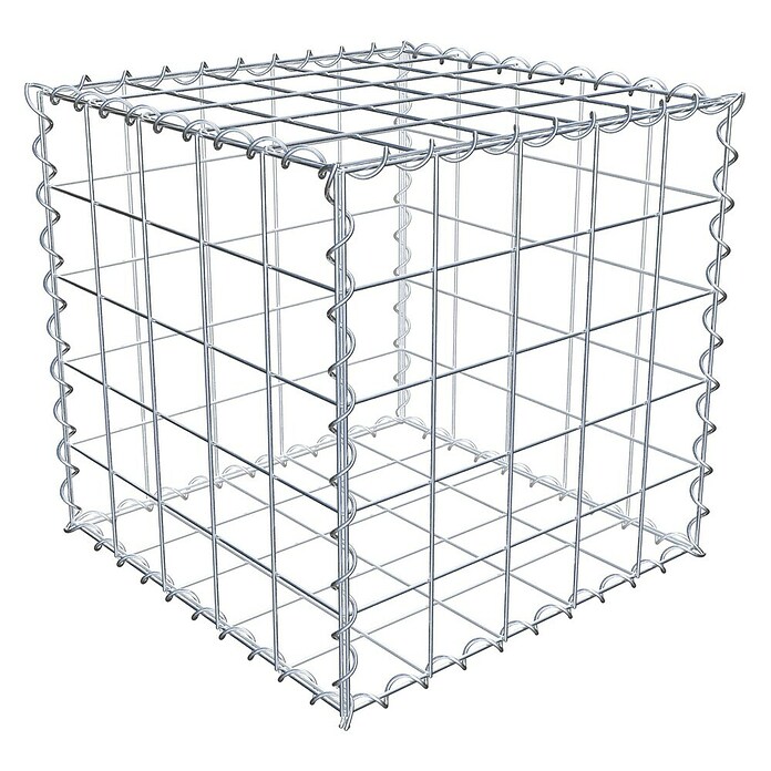 Gabiona Gabione (50 x 50 x 50 cm, Metall, Maschenbreite: 100 mm, Maschenhöhe: 100 mm) | BAUHAUS