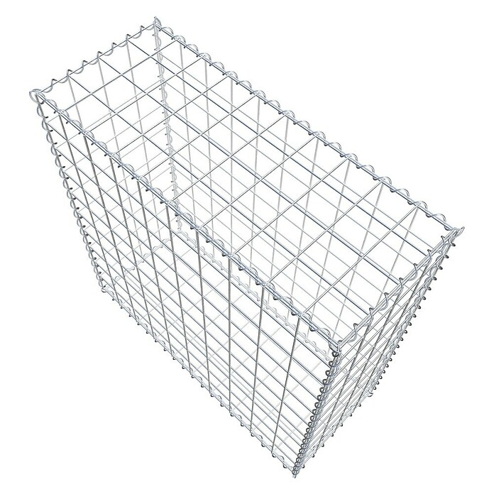 Gabiona Gabione (100 x 40 x 100 cm, Metall, Maschenbreite: 100 mm, Maschenhöhe: 100 mm) | BAUHAUS