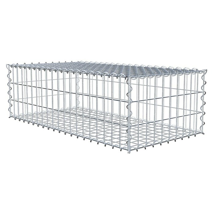 Gabiona Gabione (100 x 50 x 30 cm, Metall, Maschenbreite: 50 mm, Maschenhöhe: 100 mm) | BAUHAUS