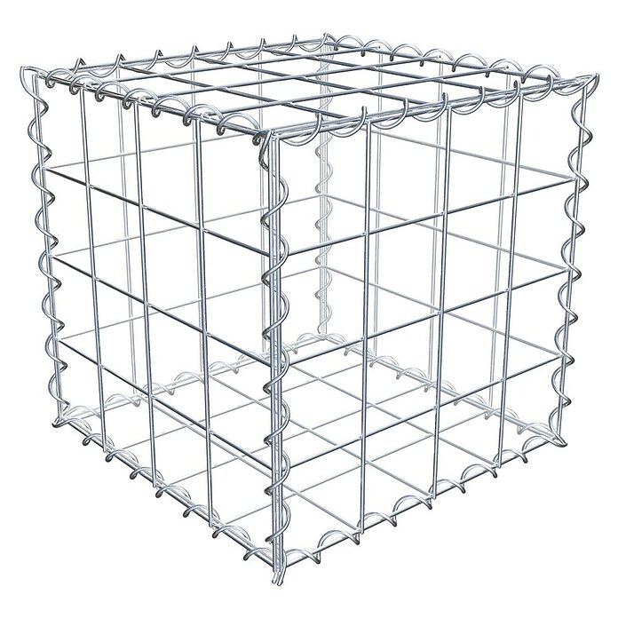 Gabiona Gabione (40 x 40 x 40 cm, Metall, Maschenbreite: 100 mm, Maschenhöhe: 100 mm) | BAUHAUS
