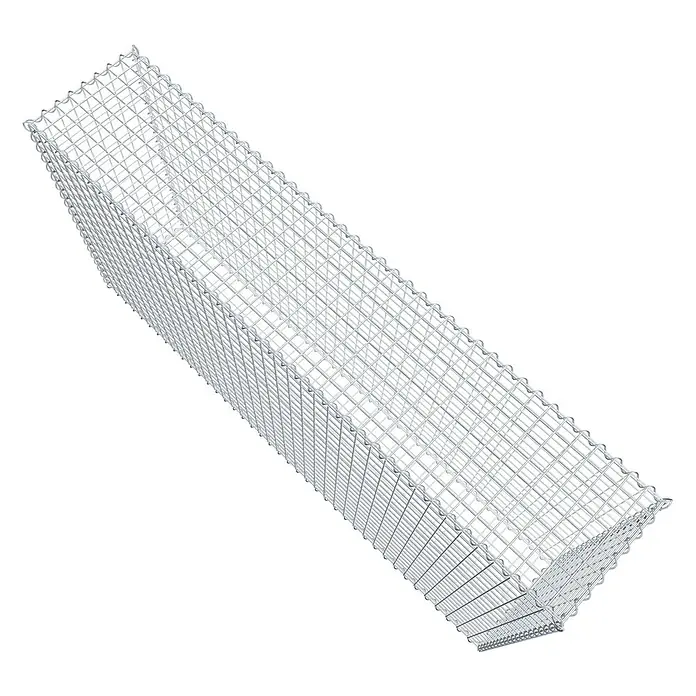Gabiona Gabione200 x 40 x 100 cm, Metall, Maschenbreite: 50 mm, Maschenhöhe: 50 mm