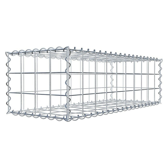 Gabiona Gabione (100 x 40 x 30 cm, Metall, Maschenbreite: 100 mm, Maschenhöhe: 100 mm) | BAUHAUS