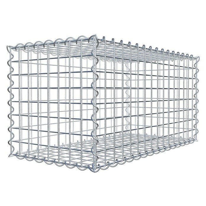 Gabiona Gabione (80 x 40 x 40 cm, Metall, Maschenbreite: 50 mm, Maschenhöhe: 50 mm) | BAUHAUS
