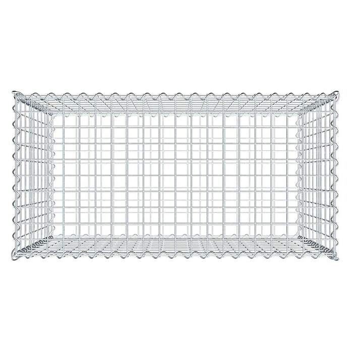 Gabiona Gabione (100 x 50 x 90 cm, Metall, Maschenbreite: 50 mm, Maschenhöhe: 100 mm) | BAUHAUS