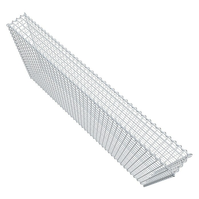 Gabiona Gabione (200 x 20 x 100 cm, Metall, Maschenbreite: 50 mm, Maschenhöhe: 50 mm) | BAUHAUS