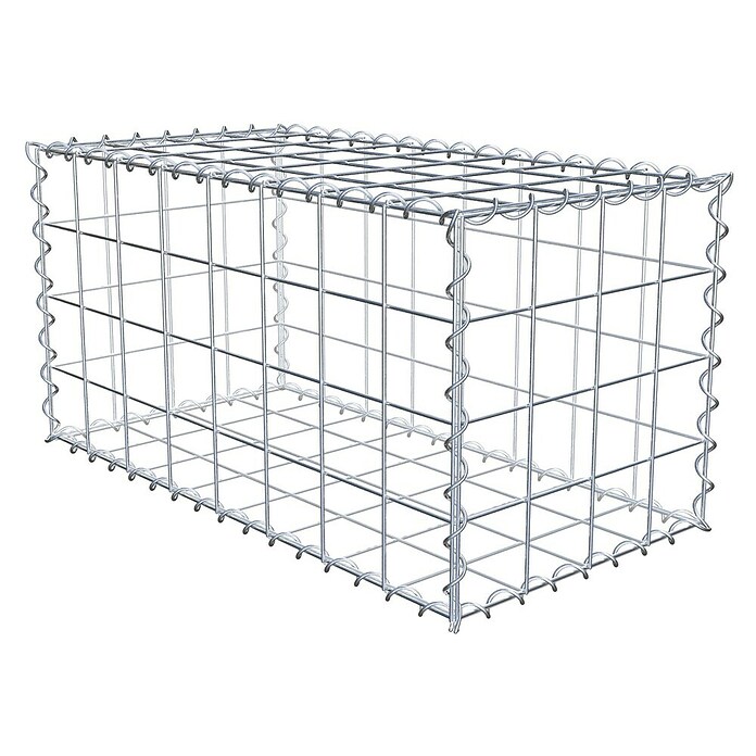 Gabiona Gabione (80 x 40 x 40 cm, Metall, Maschenbreite: 100 mm, Maschenhöhe: 100 mm) | BAUHAUS
