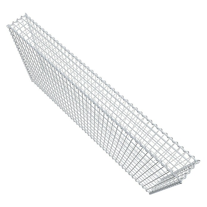 Gabiona Gabione (200 x 20 x 100 cm, Metall, Maschenbreite: 50 mm, Maschenhöhe: 100 mm) | BAUHAUS