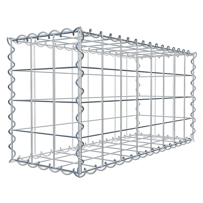Gabiona Gabione (80 x 30 x 40 cm, Metall, Maschenbreite: 100 mm, Maschenhöhe: 100 mm) | BAUHAUS