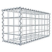 Gabiona Gabione (80 x 30 x 40 cm, Metall, Maschenbreite: 100 mm, Maschenhöhe: 100 mm) | BAUHAUS