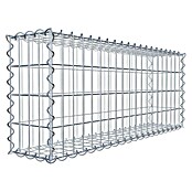 Gabiona Gabione (100 x 20 x 40 cm, Metall, Maschenbreite: 50 mm, Maschenhöhe: 100 mm) | BAUHAUS