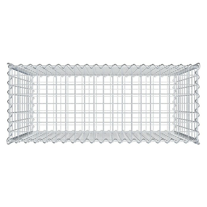 Gabiona Gabione (100 x 40 x 100 cm, Metall, Maschenbreite: 50 mm, Maschenhöhe: 100 mm) | BAUHAUS