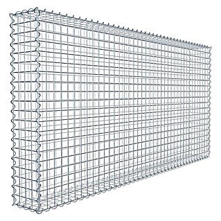 Gabiona Gabione (200 x 20 x 100 cm, Metall, Maschenbreite: 50 mm, Maschenhöhe: 50 mm)