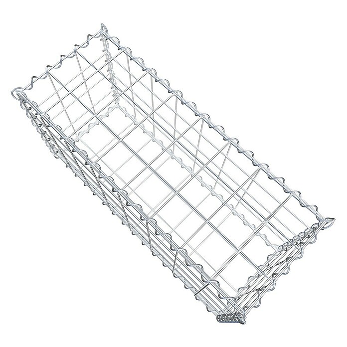 Gabiona Gabione (80 x 30 x 40 cm, Metall, Maschenbreite: 100 mm, Maschenhöhe: 100 mm) | BAUHAUS
