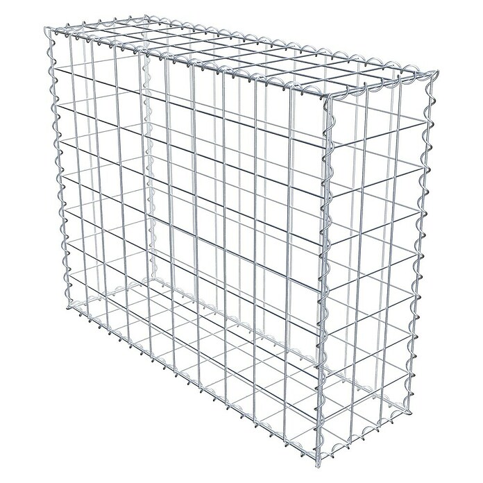 Gabiona Gabione (100 x 30 x 80 cm, Metall, Maschenbreite: 100 mm, Maschenhöhe: 100 mm) | BAUHAUS