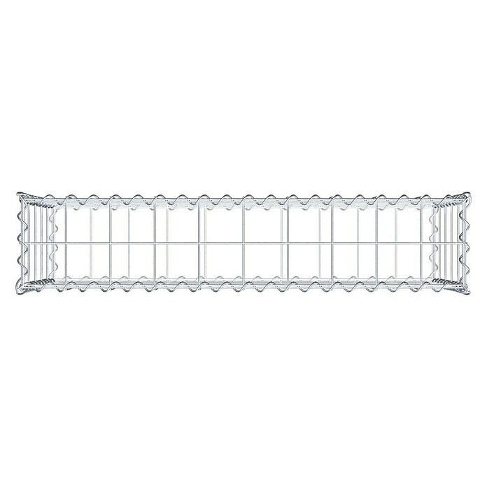 Gabiona Gabione (100 x 20 x 50 cm, Metall, Maschenbreite: 100 mm, Maschenhöhe: 100 mm) | BAUHAUS