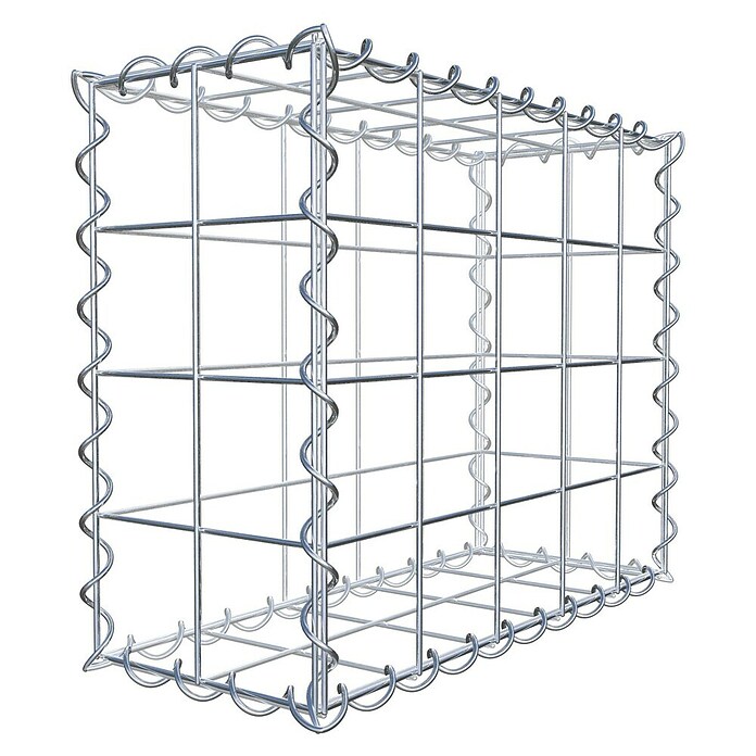 Gabiona Gabione (50 x 20 x 40 cm, Metall, Maschenbreite: 100 mm, Maschenhöhe: 100 mm) | BAUHAUS
