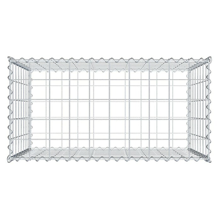 Gabiona Gabione (100 x 50 x 80 cm, Metall, Maschenbreite: 100 mm, Maschenhöhe: 100 mm) | BAUHAUS