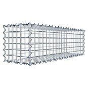 Gabiona Gabione (100 x 30 x 30 cm, Metall, Maschenbreite: 50 mm, Maschenhöhe: 50 mm) | BAUHAUS