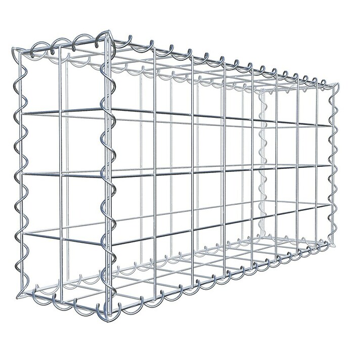 Gabiona Gabione (80 x 20 x 40 cm, Metall, Maschenbreite: 100 mm, Maschenhöhe: 100 mm) | BAUHAUS