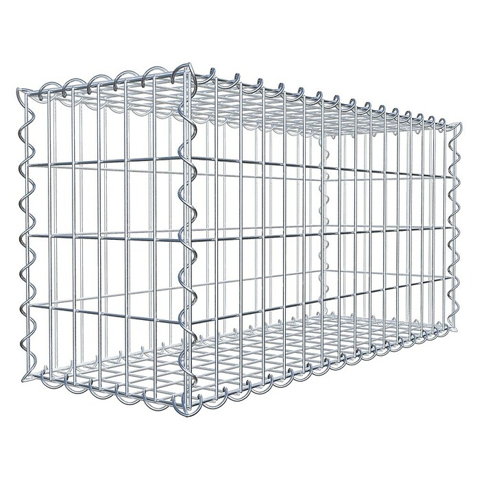 Gabiona Gabione (80 x 30 x 40 cm, Metall, Maschenbreite: 50 mm, Maschenhöhe: 100 mm) | BAUHAUS